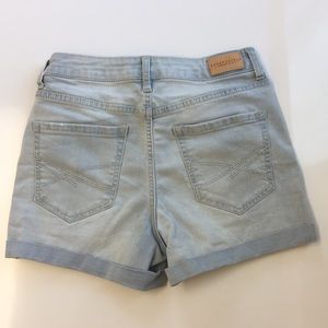 High Waisted Light Wash Aeropostale Shorts